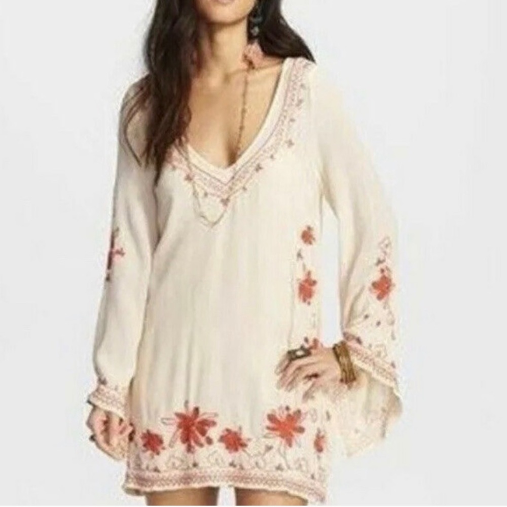 skyfall embroidered dress from free people